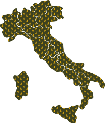 mappa dell'Italia brandizzata vespe.it